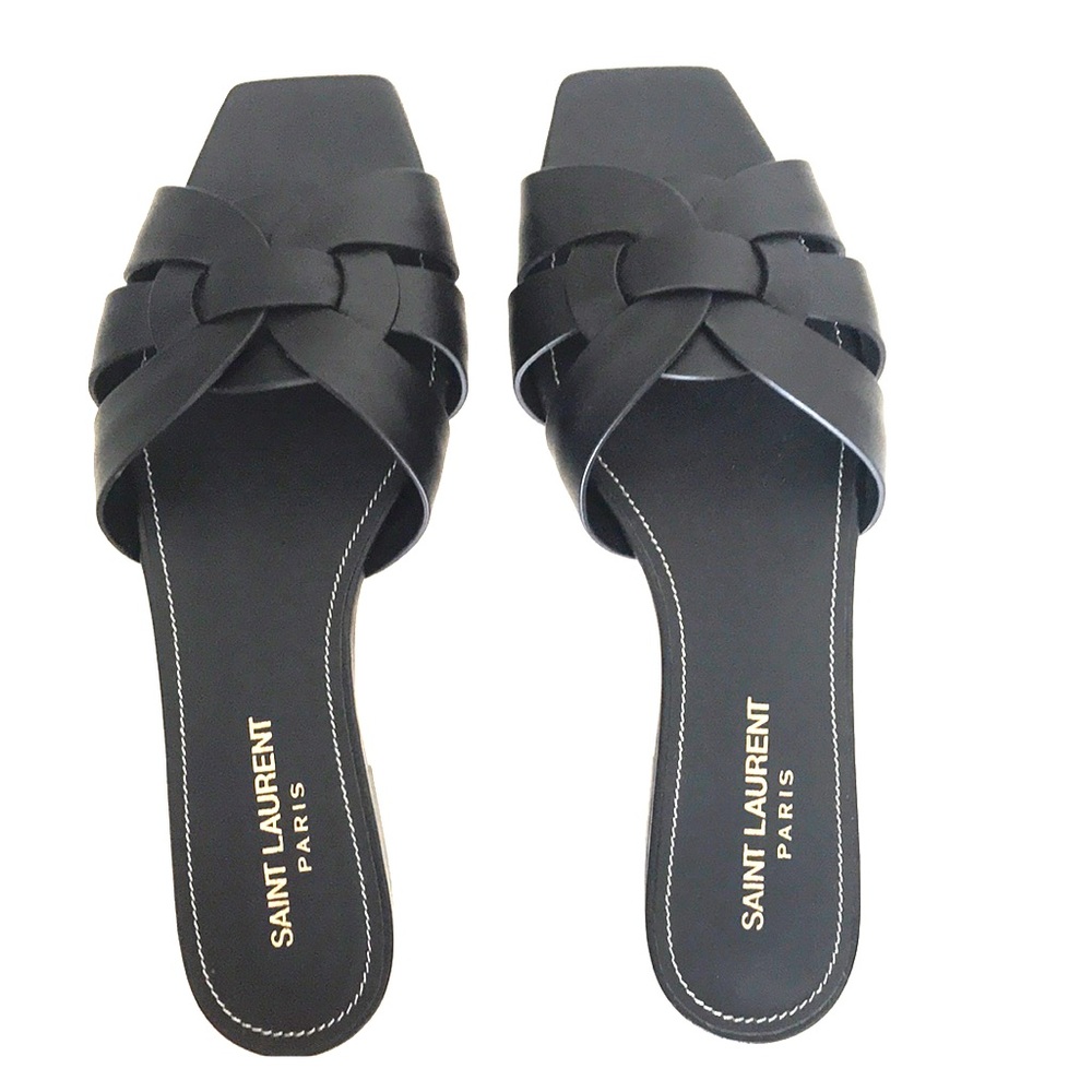 Saint Laurent Tribute Slide Sandal - Picture 1 of 1